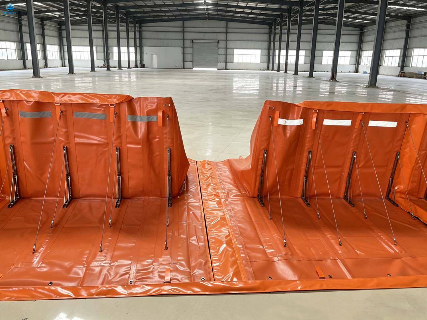 Residential Flood Barrier with Door