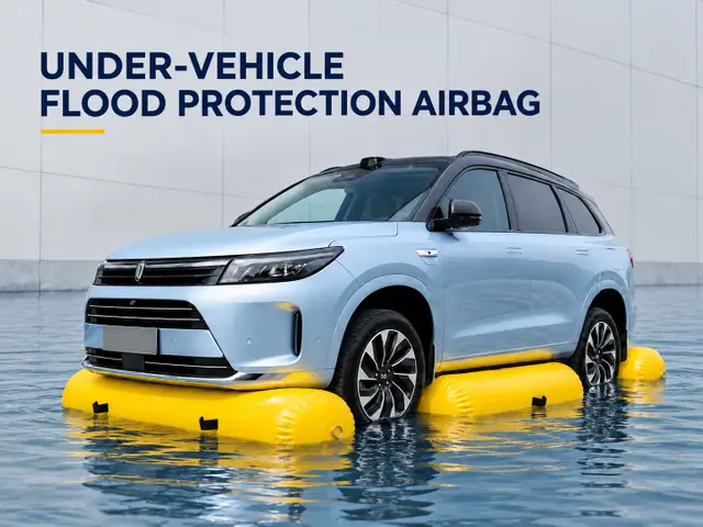 Inflatable Vehicle Flood Protection System