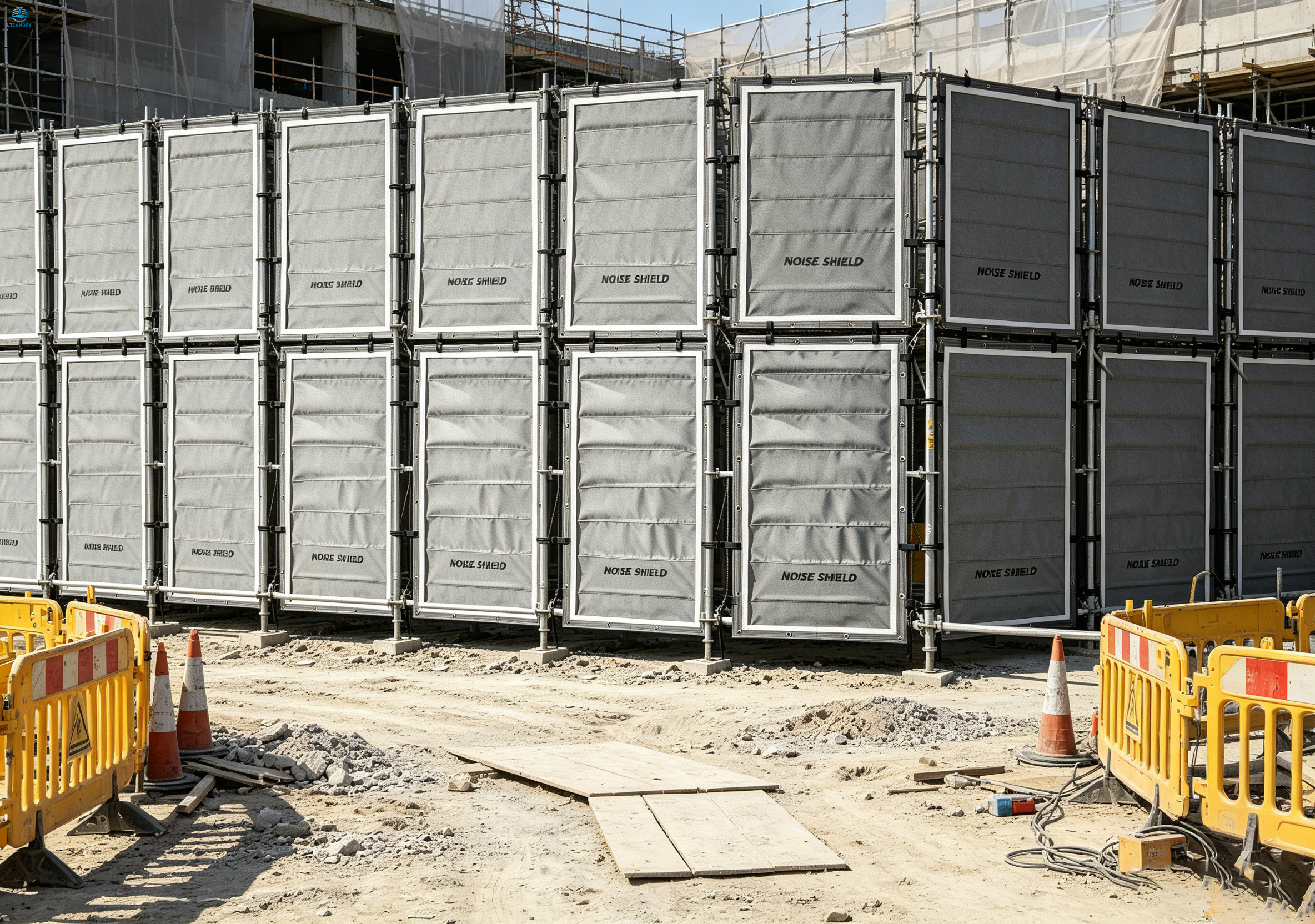 Noise Shield for Construction Site