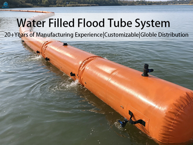 Multi Shape Inflatable Water Filled Flood Barrier