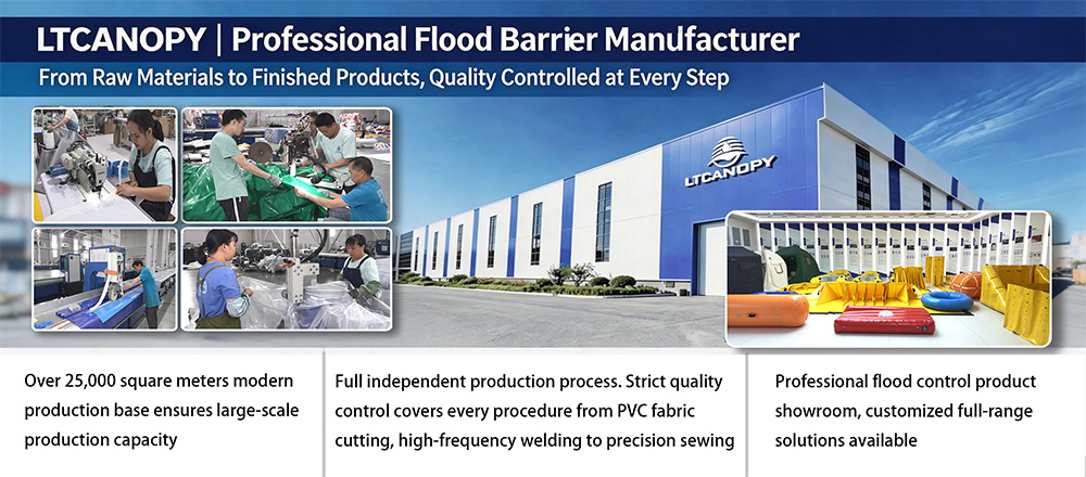LTCANOPY flood barrier manufacturer: modern factory, full production process and quality control
