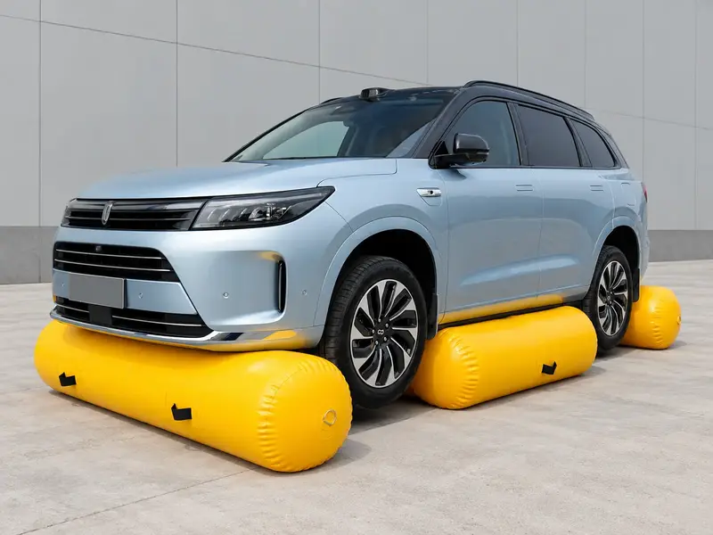 Inflatable Vehicle Flood Protection System