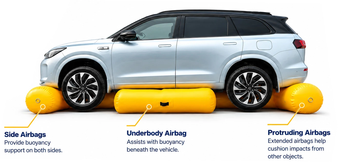 How the Car Flood Protection Airbag Works